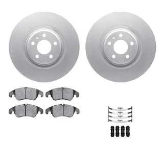 R1 Concepts WDWH1-73038 Brake Rotor- Carbon Coated W/ Ceramic Pads & Hdw